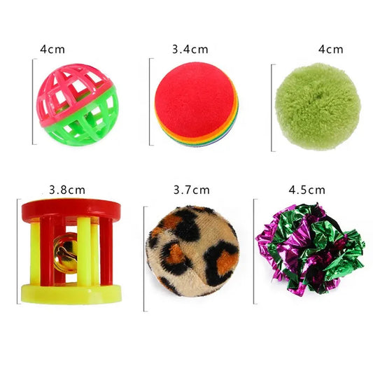 21 Piezas de Juguetes Surtidos para Gatitos