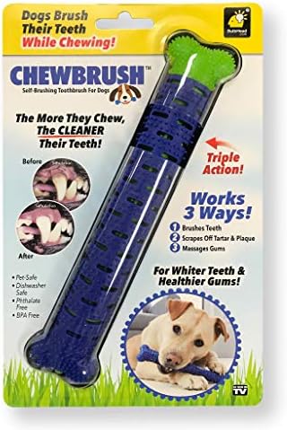 CHEWBRUSH: El Juguete Hueso Cepillo 3 en 1