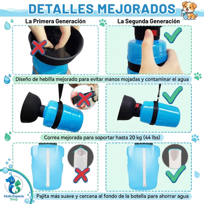 Bebedero Portátil para Perros y Gatos