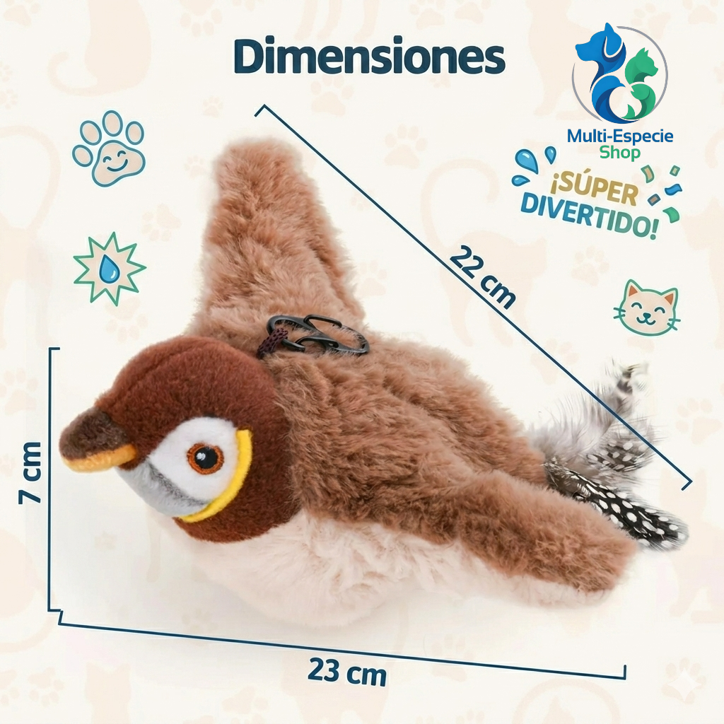 Pájaro Interactivo para Gatos