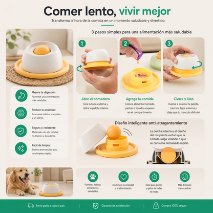 Lick Mat  Alimentador Lento